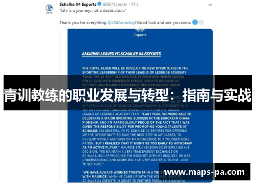 青训教练的职业发展与转型：指南与实战